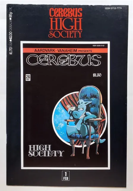 Cerebus High Society #1 (Feb 1990, Aardvark-Vanaheim) FN+