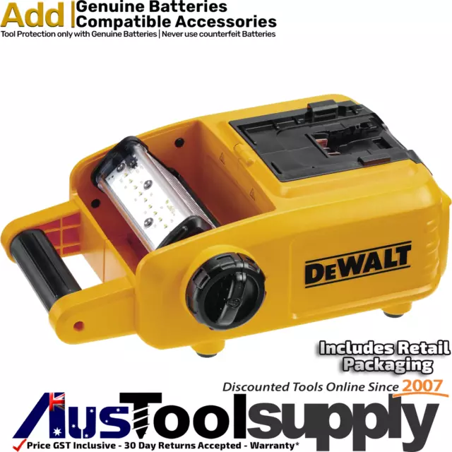 Dewalt XR 18V 20V Max Cordless LED Camping Area Work Light Torch  DCL060