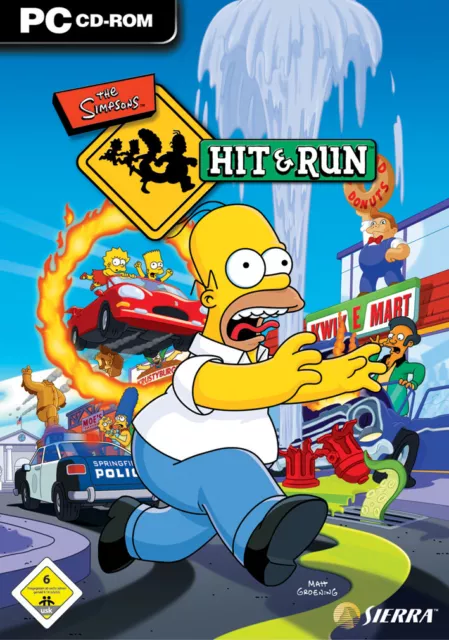 The Simpsons Hit Run Hit & Run PC 2003 DVD-Box in deutsch