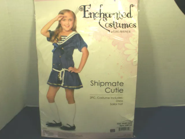 ENCHANTED COSTUMES by Leg Avenue~SHIPMATE CUTIE~Halloween Costume~XS (3-4)~NIP