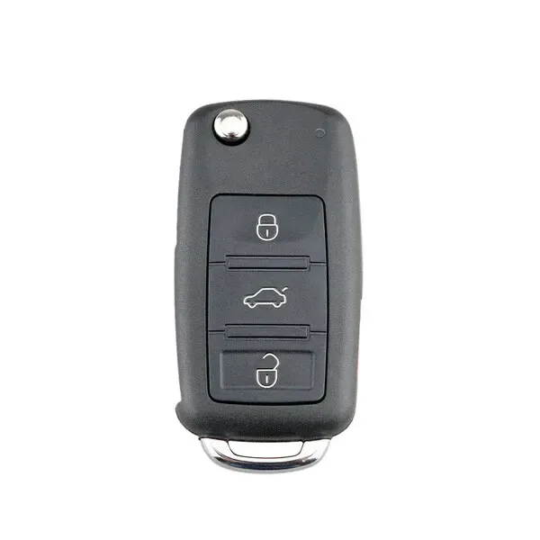 clé vierge 3 bouton pour Volkswagen Polo Passat golf Bora Skoda ID48 1J0959753DA