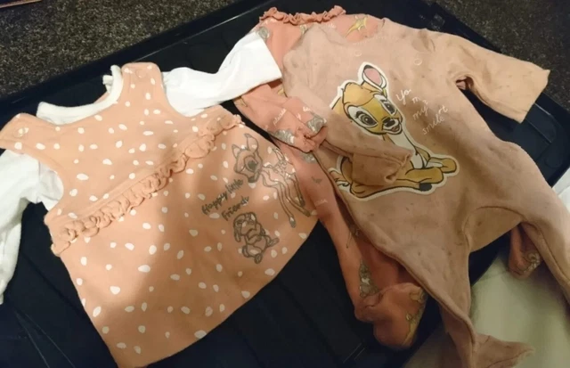 Pacchetto abbigliamento Disney piccolo bambina - Bambi 4 articoli