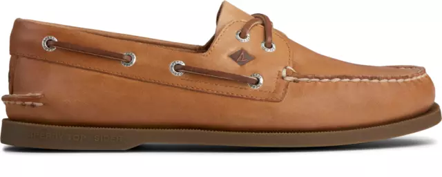 SPERRY Homme Authentic Original 2-Eye Leather Boat Shoe 197640 Muscade/Sahara