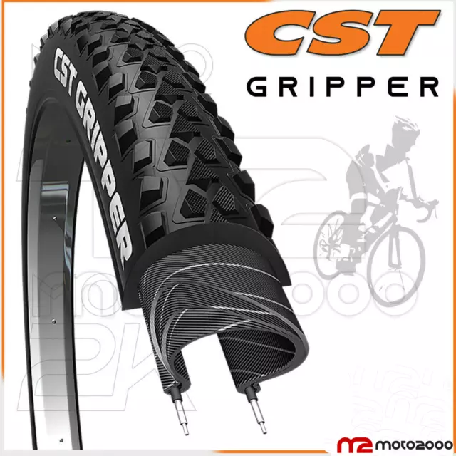 Gomma Copertone Pneumatico Cst Mtb Bici 29X2.25 Tubeless Ready Gripper Nero C187