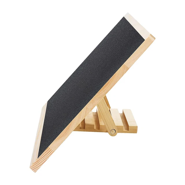 Almohadilla Rascarse Perro Madera Para Uñas, Juguete Resistente al Desgaste, Tablero Interior