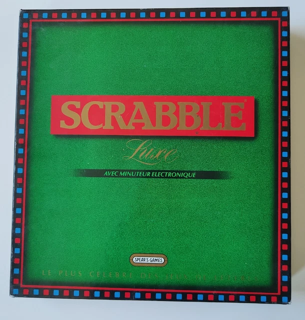 Scrabble Plateau Tournant Velours Vintage, Complet, Très Bon état, Fabrication Française