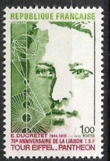 Frankreich Nr.1849 ** Funkverbindung 1973, postfrisch