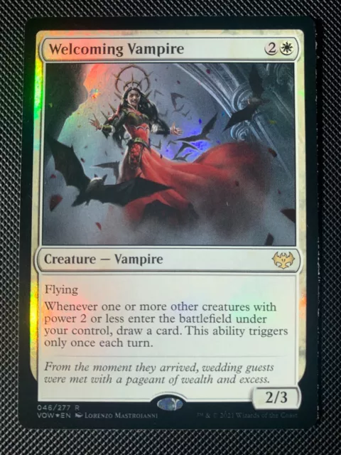 Welcoming Vampire - Foil - Crimson Vow MTG