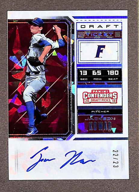 2018 Contenders Draft Picks Jackson Kowar Cracked Ice Auto /23