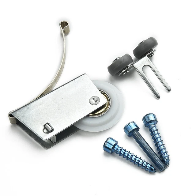 Rotelle Girevoli Per Porte Scorrevoli - Set Di 4 Ruote Con Viti, Scorrimento Silenzioso E Fluido - Foto 5