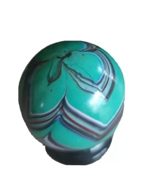 Magnifique presse-papiers en forme de boule en verre de Murano Italy