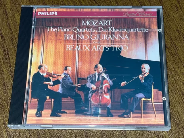Giuranna & Beaux Arts Trio-Mozart:piano Quartets/Orig Philips Dig-W.g. 1St Ed