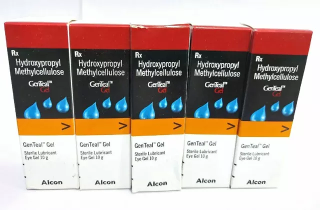 5 x Genteael Gel 10 g Gel Hidratante para Ojos ENVÍO GRATUITO