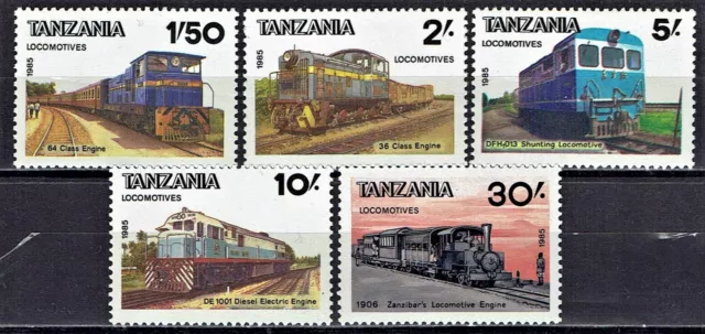 Tansania - Mi-Nr 281/285 postfrisch / MNH ** (E1020)