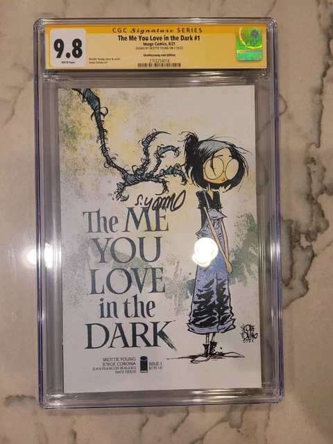 The Me You Love In The Dark #1 Young Variant Cgc 9.8 Ss Signed Skottie Young