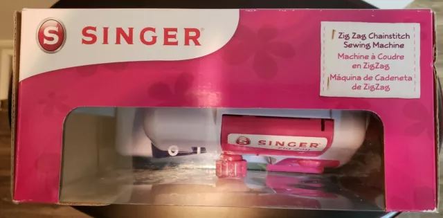 NUEVA máquina de coser Singer Zig Zag Chainstitch para niños mayores de 6 años 3