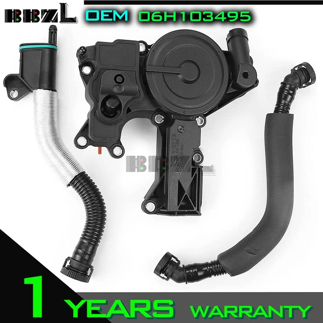 UPGRADED OEM PCV Valve Oil Separator For Audi A4 A5 Q5 VW Jetta GTI