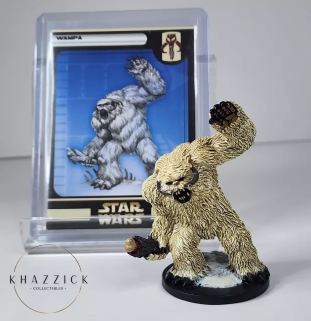 WotC Star Wars Miniatures Rebel Storm Wampa 60/60 VR Fringe with Card