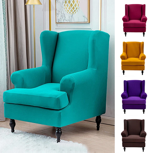 yuwqqoajv Ampia Applicazione, Versatile copripoltrona per Vari Usi. Ora copridivano per Pouf con Cerniera in Poliestere, vestibilità Universale, Rosa