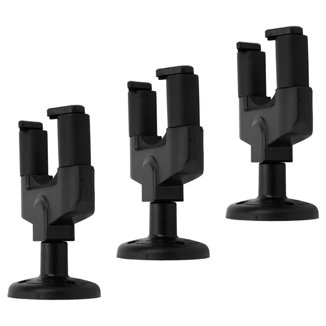Guitar Hooks Set 3Pcs Wall Mount Brackets Stands for Ukulele Bass
