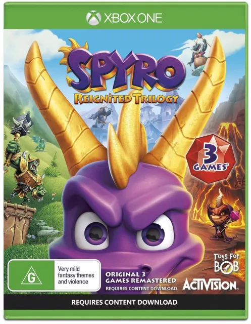 Spyro Reignited Trilogy XBOX ONE GAME BRAND NEW FREE POSTAGE