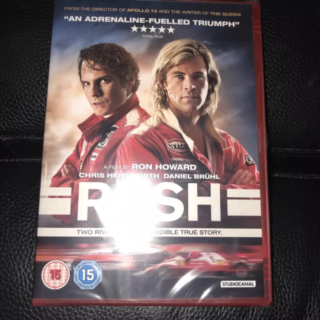 Rush (DVD, 2014) - Chris Hemsworth (James Hunt/Niki Lauda -  NEW And SEALED