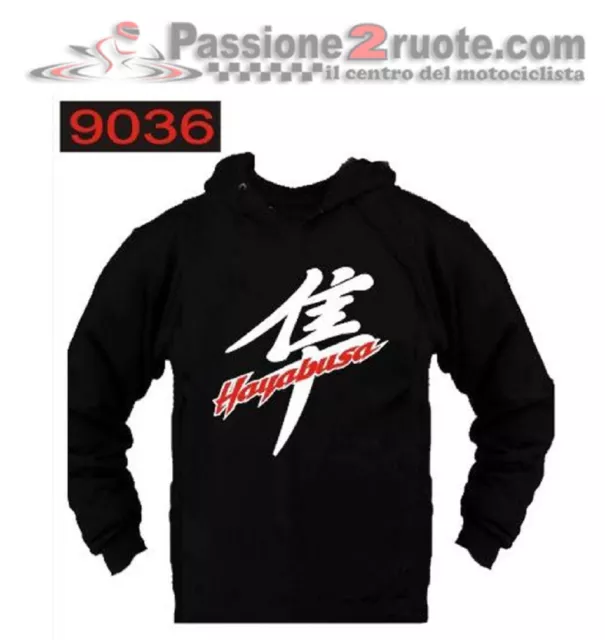 Sudadera con Capucha Suzuki Hayabusa Negro Black Capucha Sudadera 9036