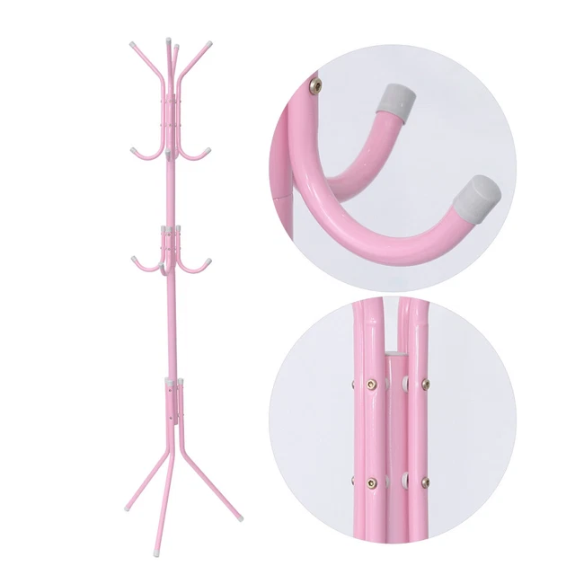 Cappotto di ferro supporto albero appendiabiti albero ramo portacappello 12 ganci vestiti