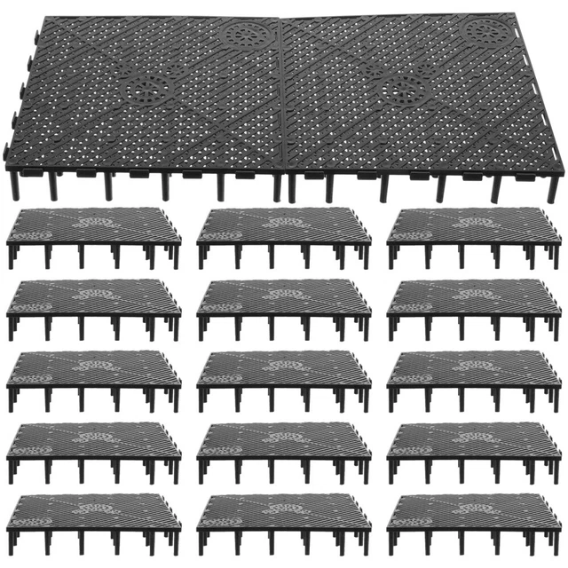 20 Pcs Aquarium Gravel PVC Fish Tank Filter Plate Splicing Accessory
