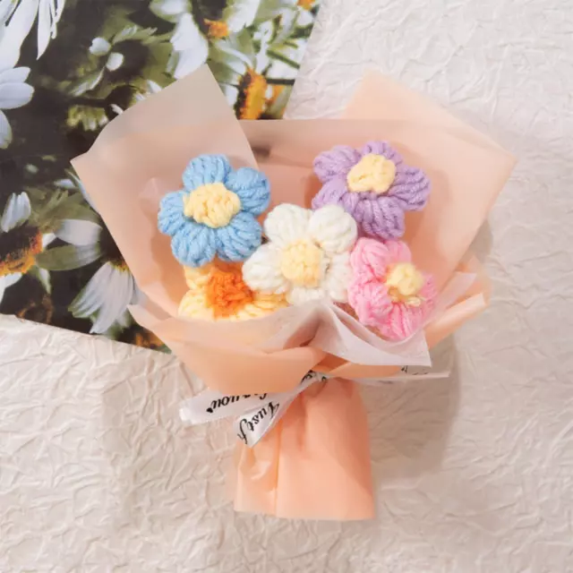 Daisy Crochet Bouquet for Table Centerpieces Mothers Day Gifts for Wife