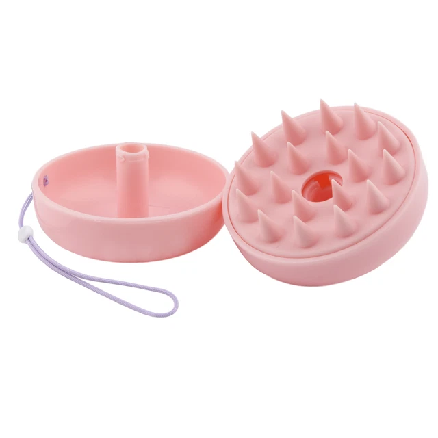 Soft Bristles Wet Dry Detachable Shampoo Brush Home Travel Scalp Care Exfoliator