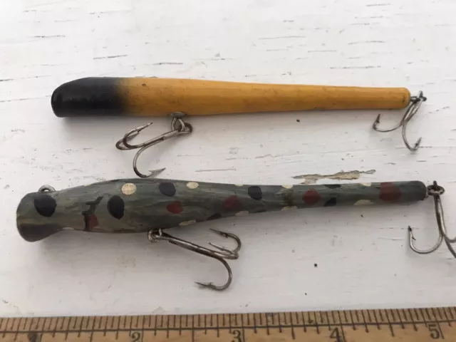 Antique WOODEN FISHING LURE 5