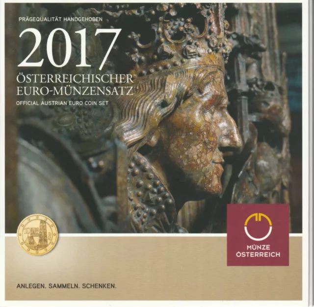 Mds Österreich Austria Euro-Münzensatz Kms 2017 Hgh Im Folder