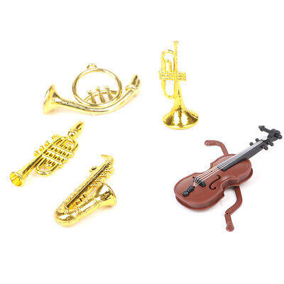 5 pièces/ensemble 1/12 maison de poupée miniature instrument de musique mod Mpib