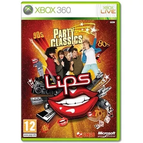 Lips - Party Classics Used Xbox 360 Game