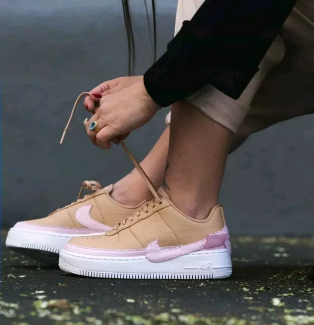 Nike air force jester beige pink hotsell