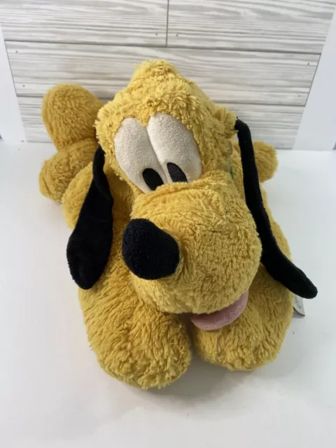 Pluto Original Walt Disney World Store 16" Laying Dog Plush Stuffed Animal Toy