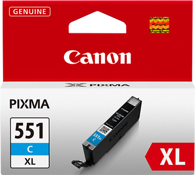 Canon 6444B001 Cli-551C Xl Cartuccia Originale Ciano Per Pixma Mg6350/Mg5450