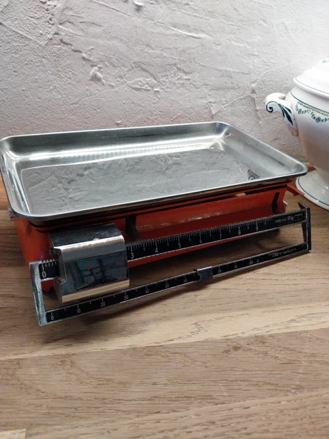 Ancienne Balance De Ménage Terrillon – Cuisine Bébé Avec Plateau, Notice Et Boîte
