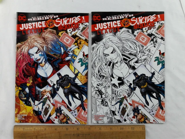 DC COMICS JUSTICE League vs. Suicide Squad Issue #1, variantes KRS ...