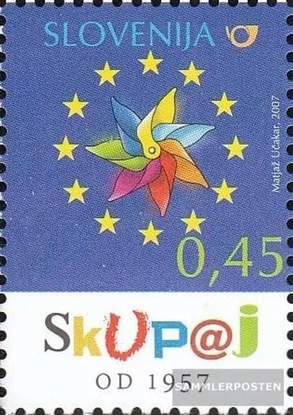 Slowenien 647 (kompl.Ausg.) postfrisch 2007 50 Jahre Römische Verträge