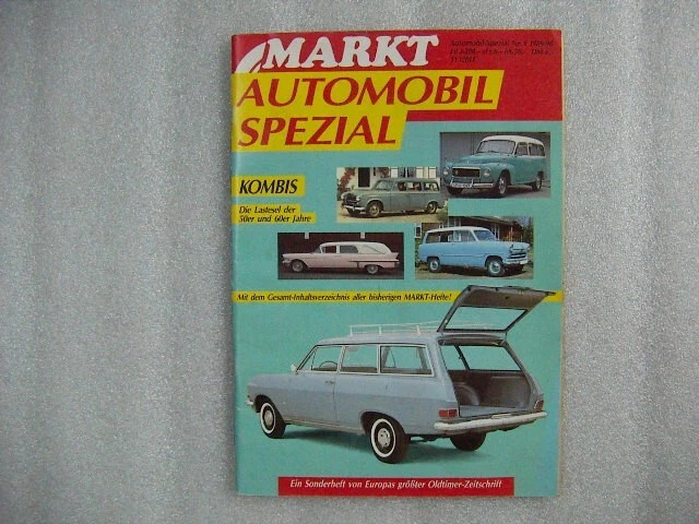 Oldtimer Markt Automobil Spezial Sonderheft Nr. 9 Kombis 1989