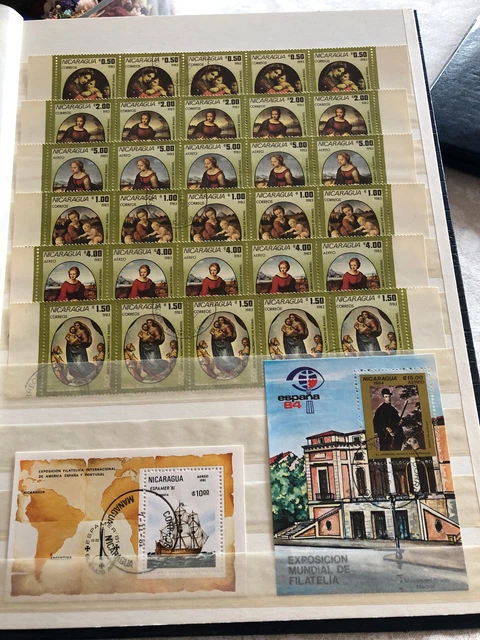 Album mit Sammlung Süd- und Mittelamerika