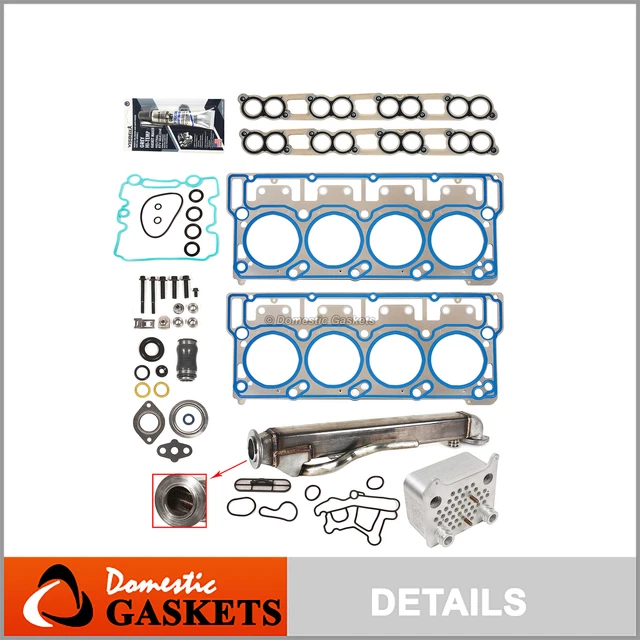 EGR COOLER KIT Oil Cooler Kit MLS Head Gaskets 18mm Ford 6.0L Diesel