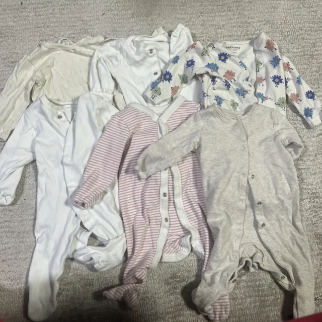 Baby Clothing Bundle Job Lot - 6x Items Age 0-3 months, View pictures for brands