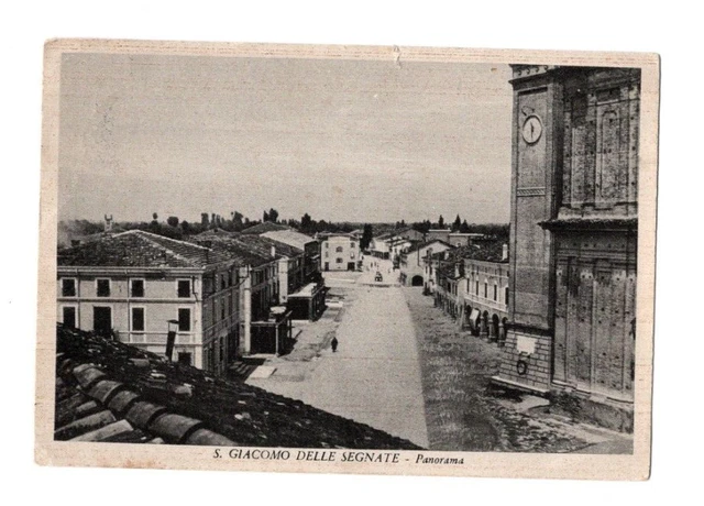 S. Giacomo Delle Segnate Mantova Panorama Viaggiata 1954