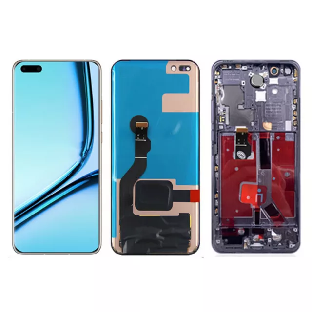 Für Huawei P40 Pro LCD OLED Display Touch Screen Digitizer w / Frame Reparatur
