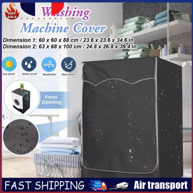 Waterproof Washing Machine Cover Aging Resistance Dryer Cover (60 x 60 x 88cm) F