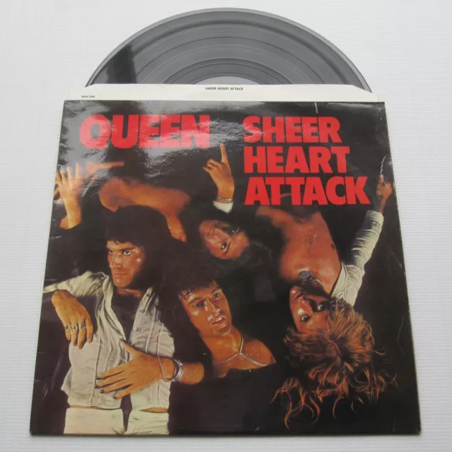 Queen 'Sheer Heart Attack' 1st Press 1974 UK Vinyl LP Album Record 4U/4U