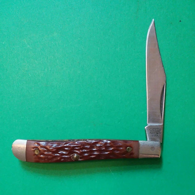 CAMILLUS NEW YORK USA Vintage One Blade Pocket Knife Model 710 29.00